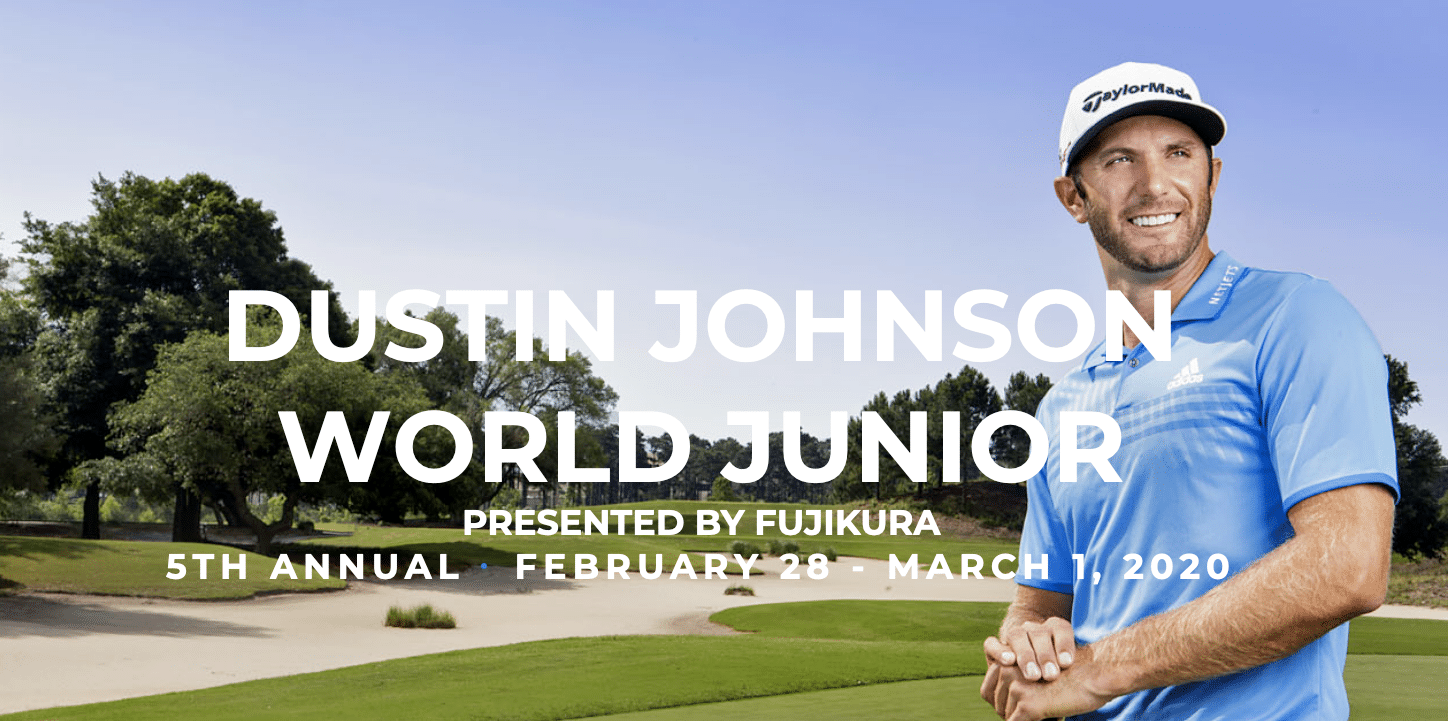 Dustin Johnson on the golf course
