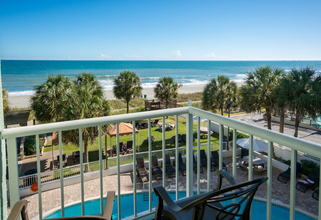 Oceanfront Balcony view of the ocean