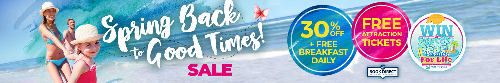 Spring Back to Good Times Sale - 30% Off