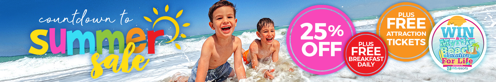 25% Off Countdown to Summer Sale