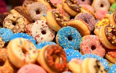 different selection of donuts on the table